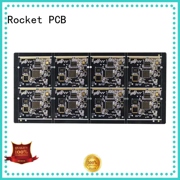 Rocket PCB plated gold column plating for wholesale