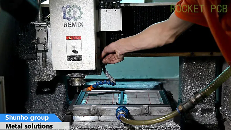 CNC milling process
